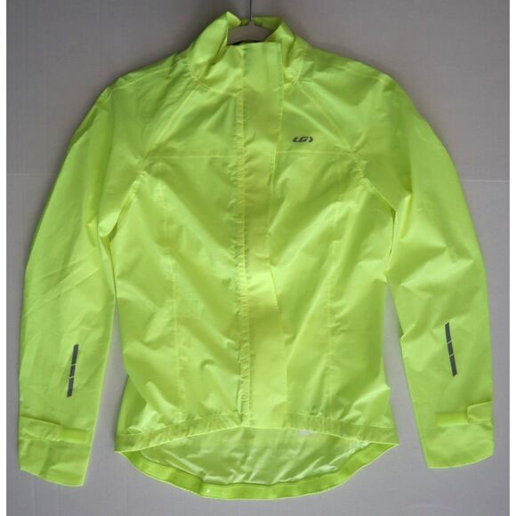 Louis Garneau 1030266 Women's Sz S Bright Yellow Sleet WP Cycling Jacket - Picture 11 of 12